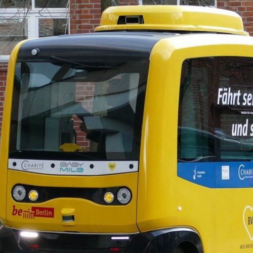 Autonomous vehicle in Berlin