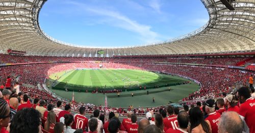 Crowd simulations Rio Beira stadium