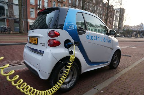 Electric cars power grid