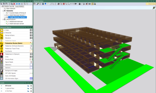 Alternative staircase layout.