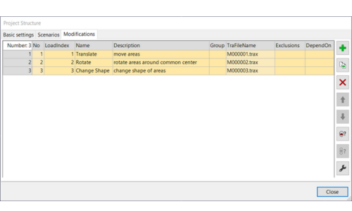 Project Structure: Modifications