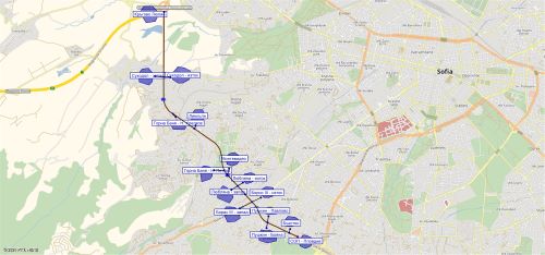 The traffic analysis zones in PTV Visum (Image: Infra City Consult)