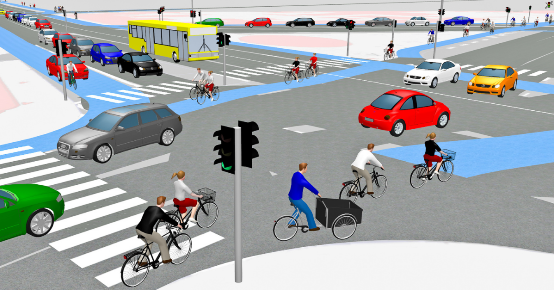 Blogbeitrag - Top 5 Die fahrradfreundlichsten Städte in Deutschland. Verkehrssimulation mit PTV Vissim