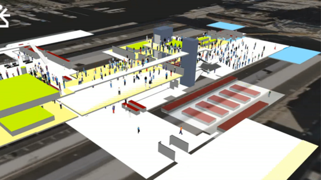 Event Venue Simulation with PTV Viswalk