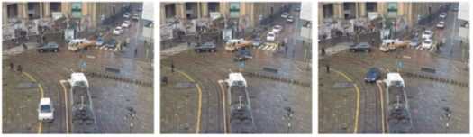 Pedestrian and vehicle conflicts in Piazza Cordusio before redesign